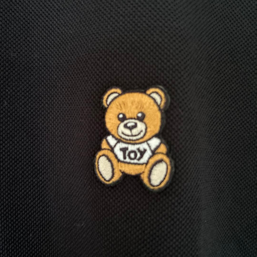 新品タグ付き　モスキーノくまさん刺繍　ポロシャツ　最終値下げ