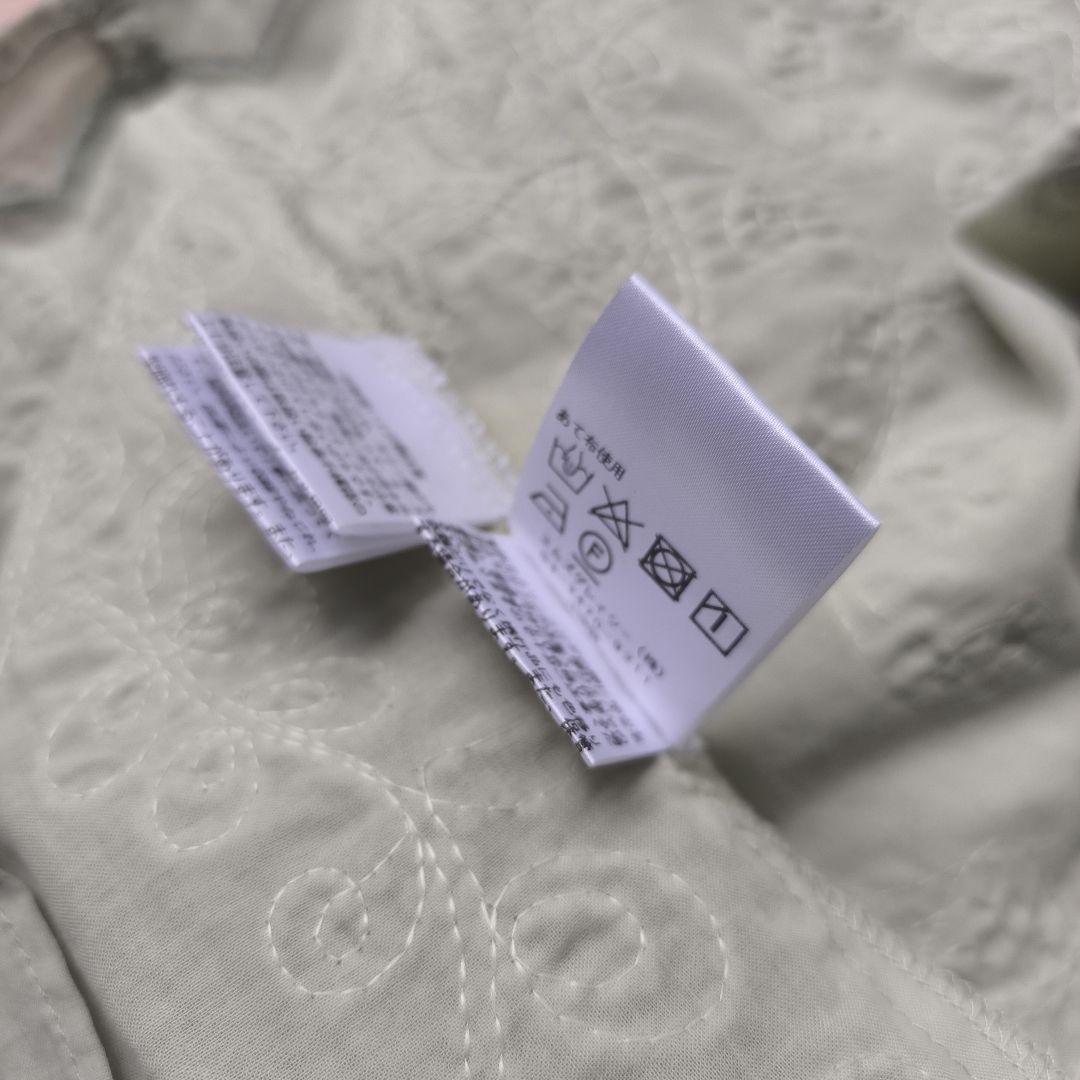 M'S GRACY カタログ掲載　24ss 刺繍入りチュニックカットソー　緑系