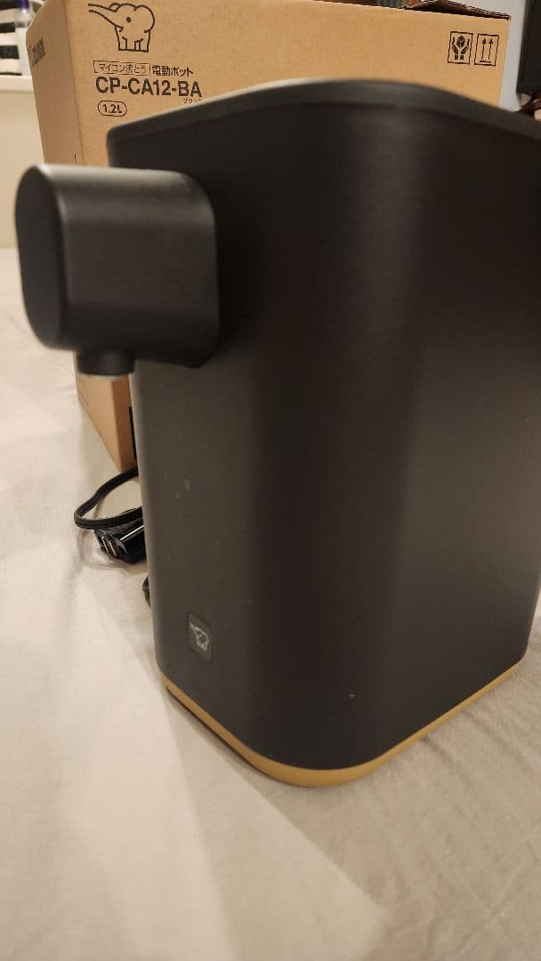 ２５年製　新品同様　象印　STAN 電気ポット CP-CA12-BA　ケトル