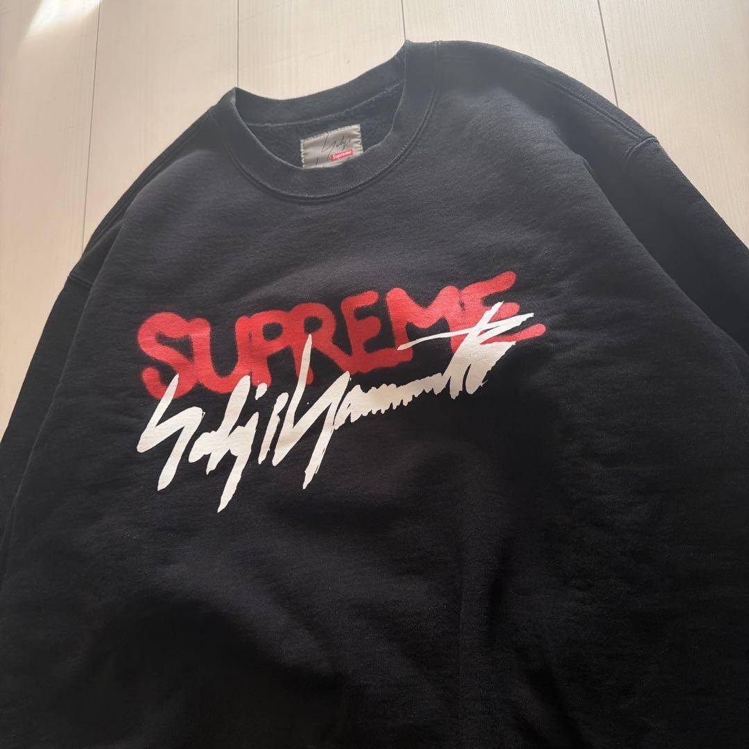 SUPREME ブラック トレーナー