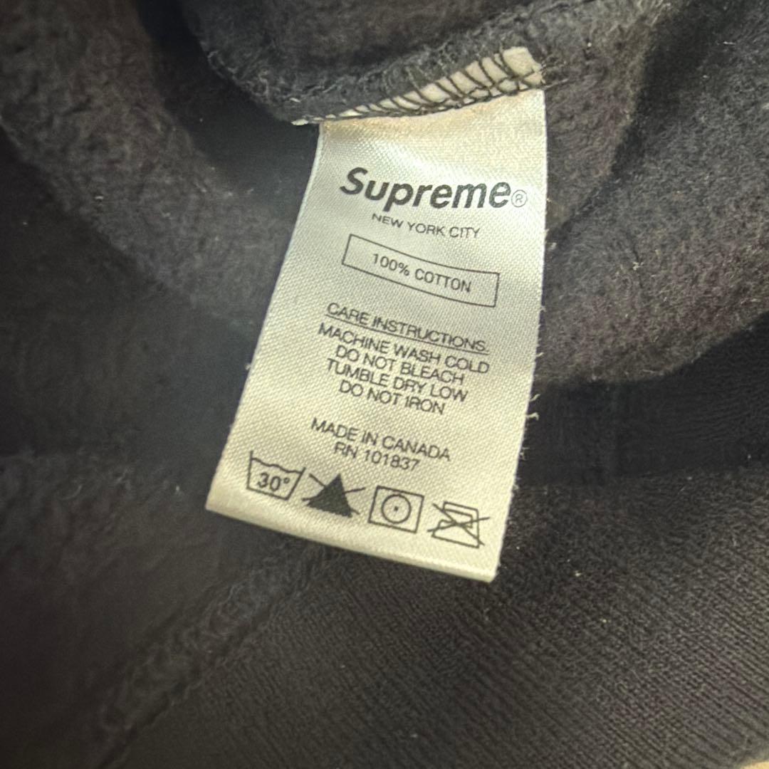 SUPREME ブラック トレーナー