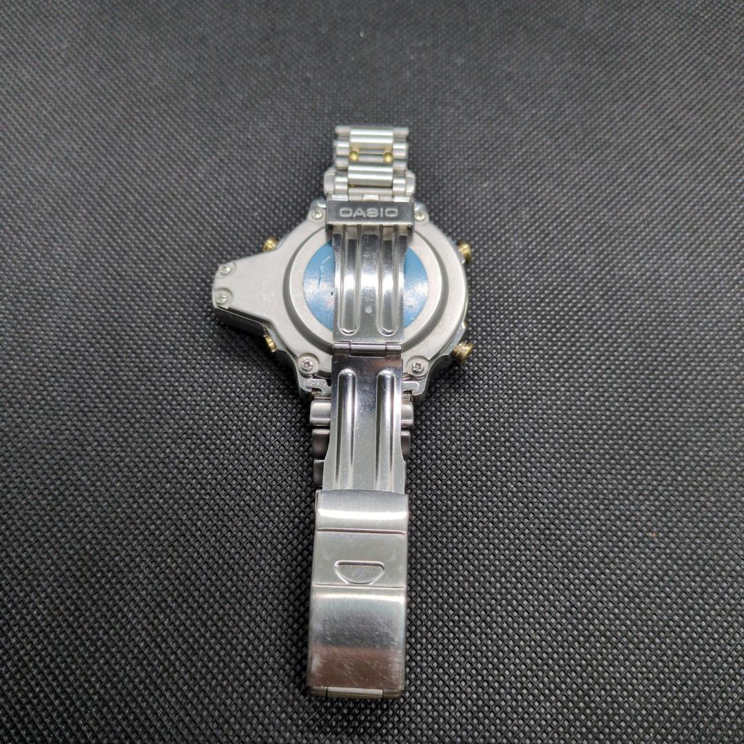 ジャンク品 希少メンズ CASIO DEPTH METER デジタル腕時計