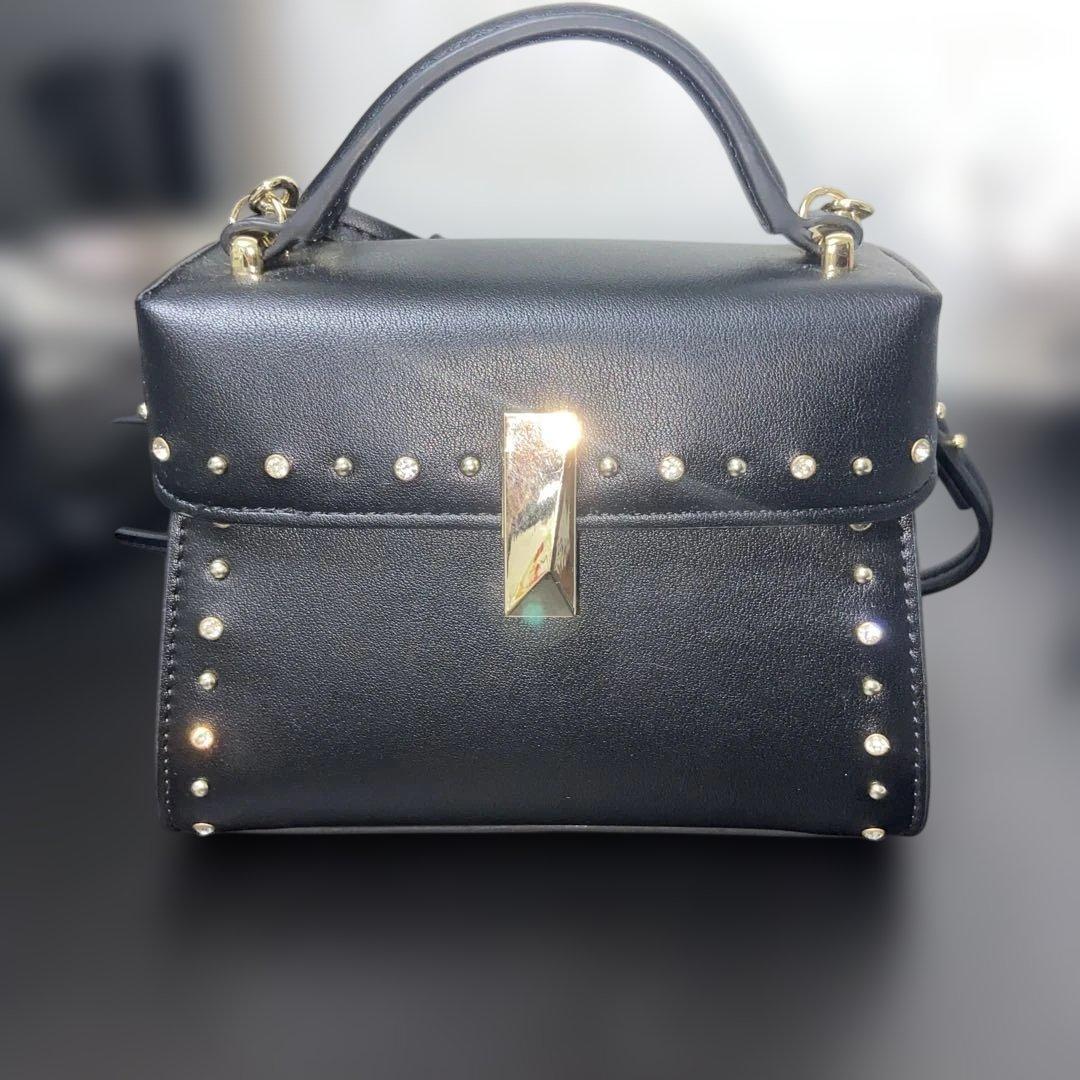 CELFORD セルフォード ビジュースタッズポシェット ブラック 黒