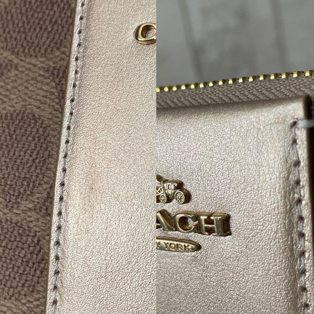 早い者勝ち！訳あり新品 【箱付き】COACH 長財布 シグネチャー柄