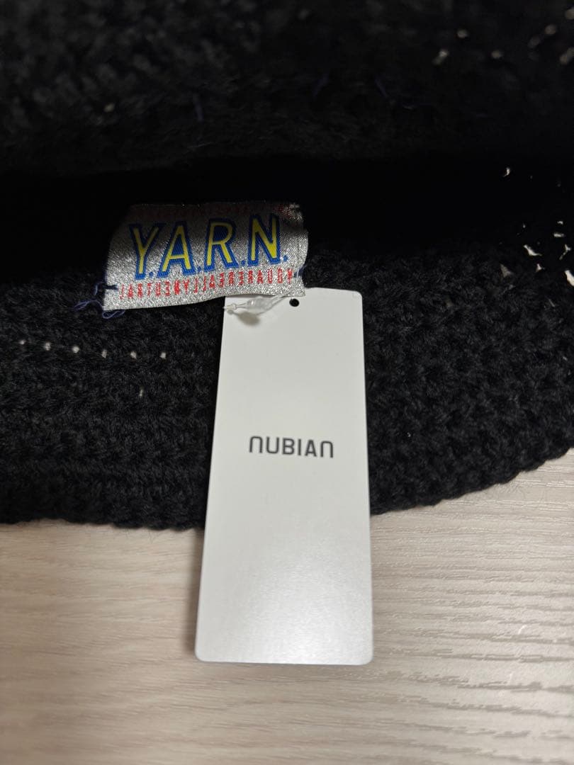 帽子 Y.A.R.N. 3D double Cross Knit hat