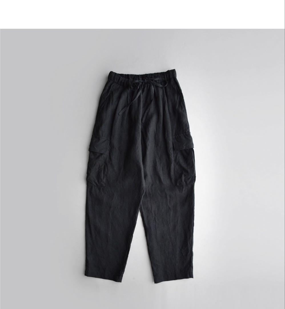 WIRROW リネンカーゴパンツ