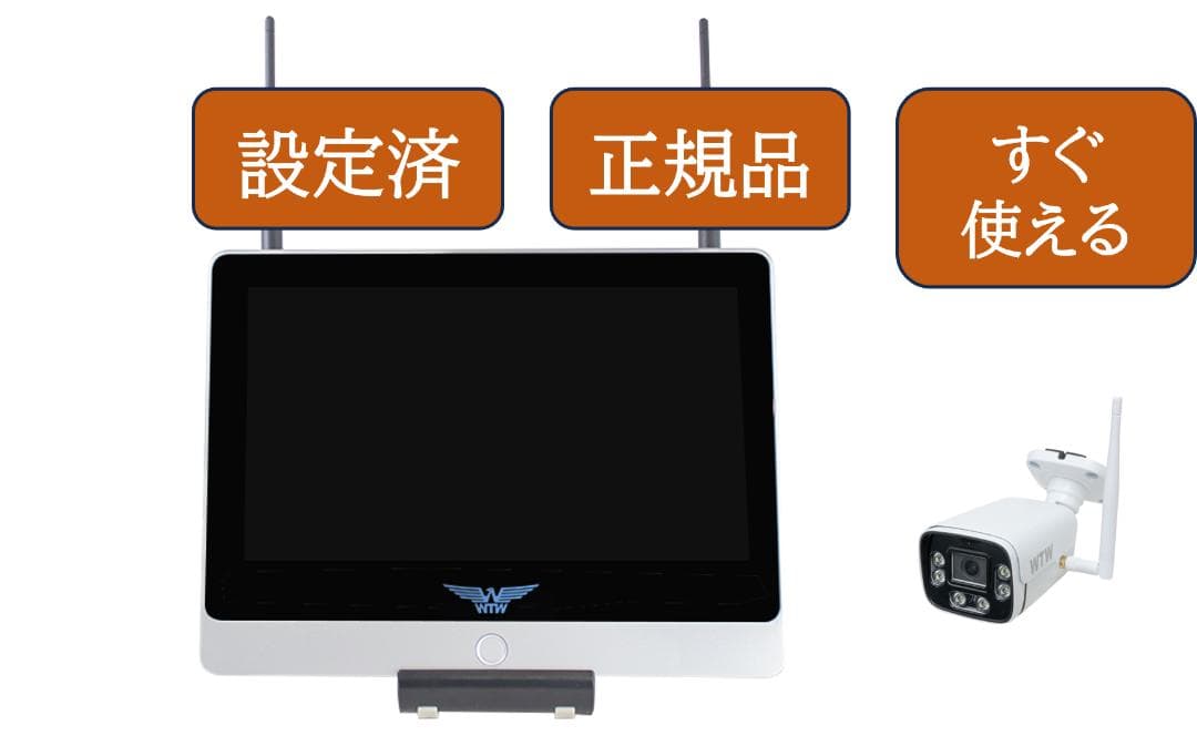 【新品/設定済み】塚本無線 カメラセット録画機+カメラ｜届いてすぐ使える｜保証付