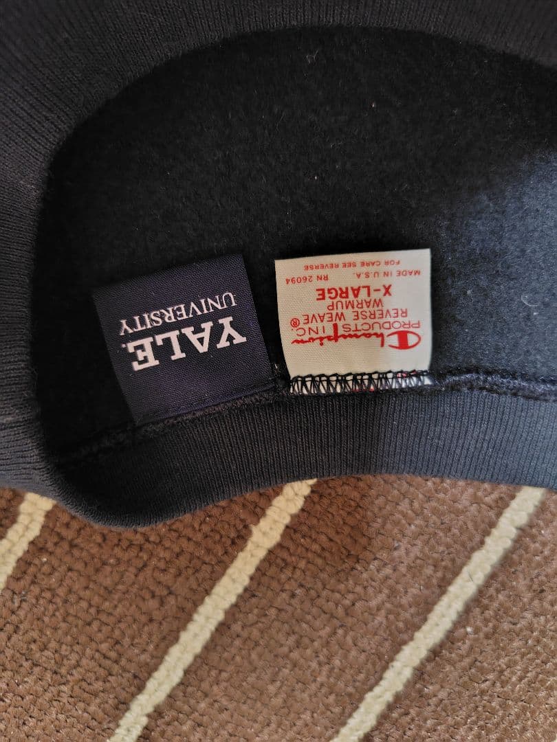 美品！　赤タグ Championリバースウィーブ ネイビースウェット　XL