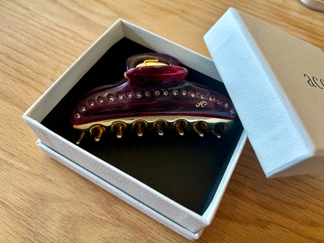 塗装ハゲなし★ACCA アッカ　ティアラクイーン　Lサイズクリップ　ワインレッド