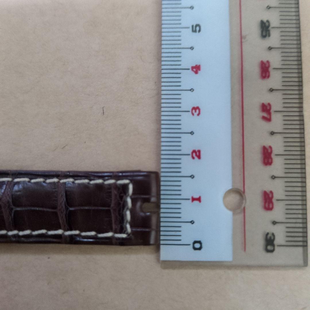 Breguet ダークブラウン クロコベルト　純正