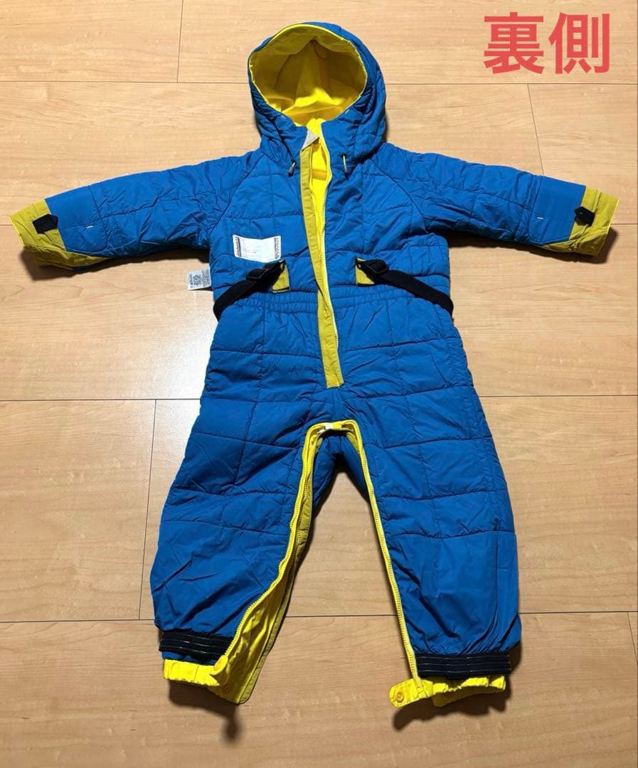 【mont-bell】スノーウェア カバーオール イエロー 100cm