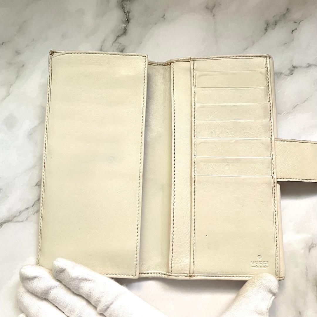 GUCCI グッチ ラブリーハート GGキャンバス 長財布　0115-③