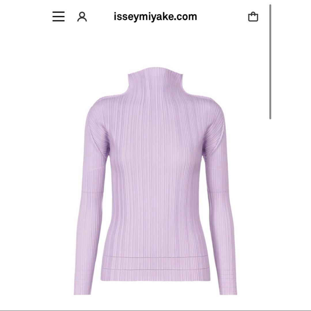 Pleats Please Issey Miyake ハイネック トップス