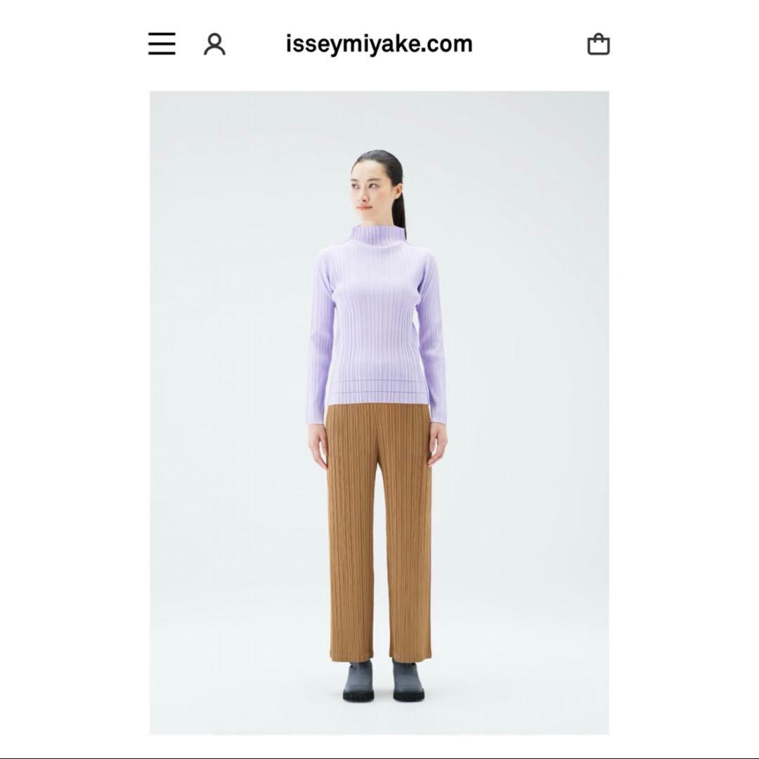 Pleats Please Issey Miyake ハイネック トップス