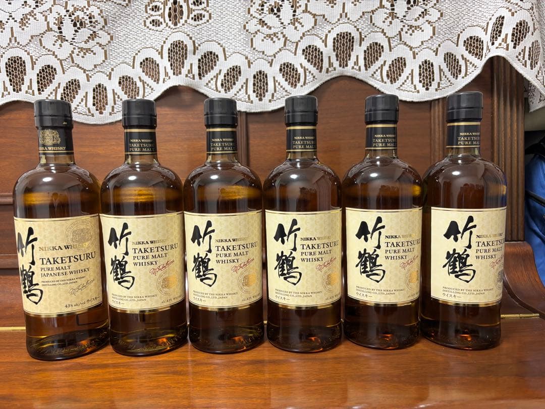 【ブラックフライデーセール】竹鶴ピュアモルト　ウイスキー 700ml 6本セット