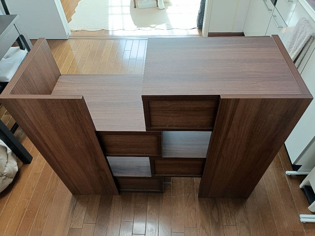 横幅可変式4段チェスト