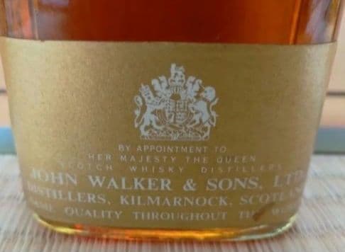 1960年代流通ティンキャップ ジョニーウォーカー・ブラック 760ml WJ7