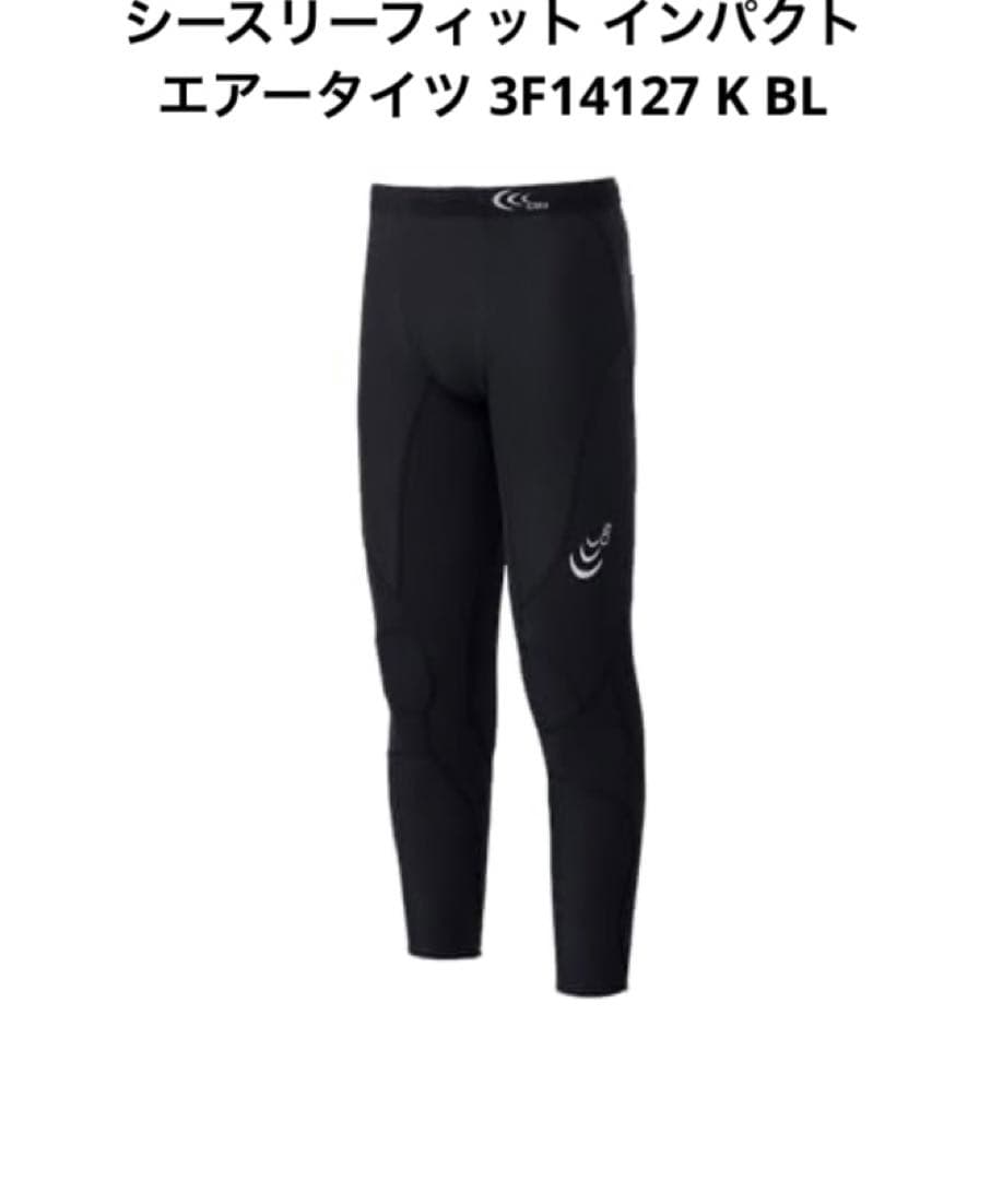 シースリーフィット インパクトエアータイツ 3F14127 K BL