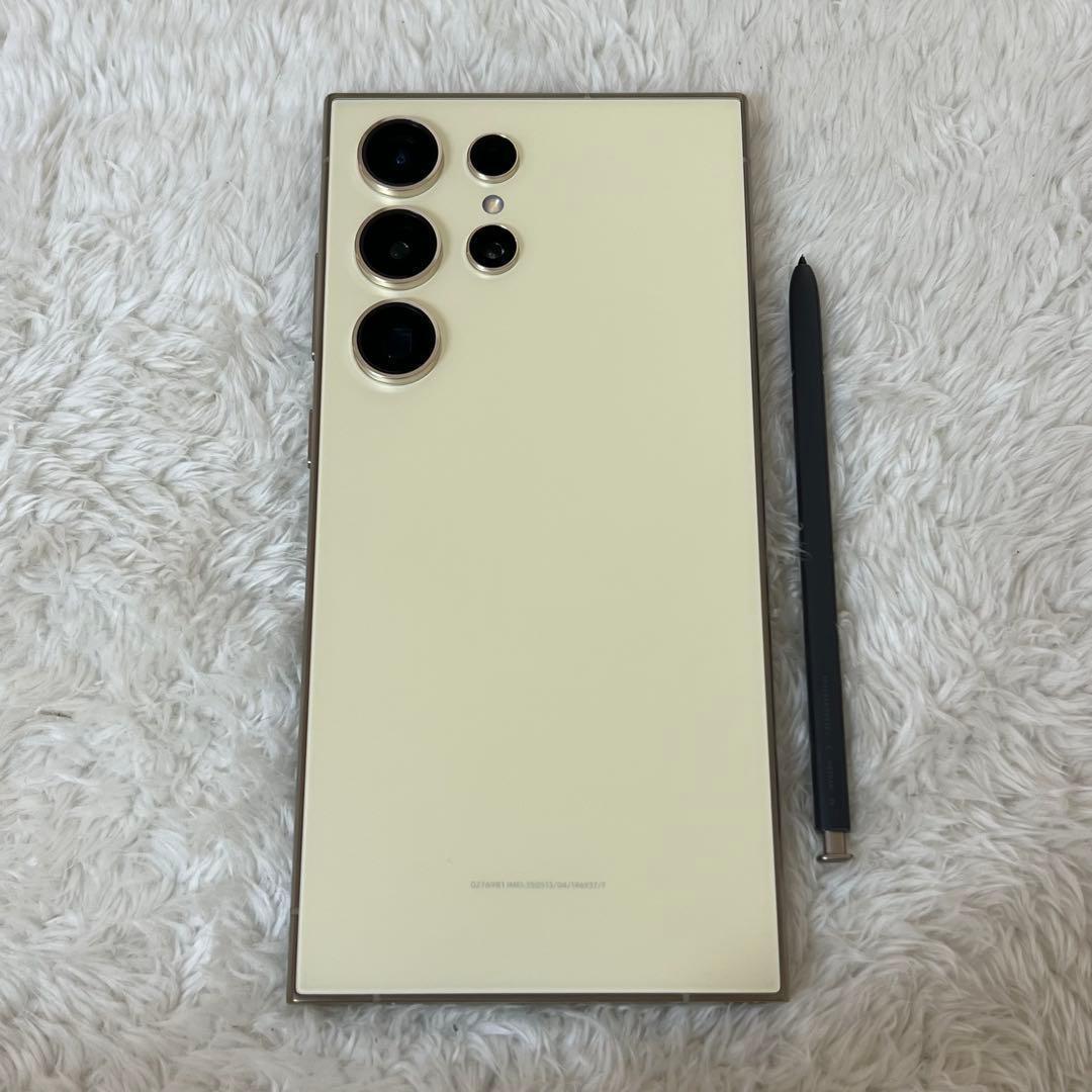 ★Galaxy S24 ultra 256GB チタニウムイエロー i62
