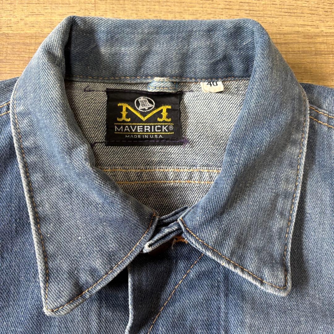 マーベリック 70s USA製 124MJ型 デニムジャケット 左綾 ジージャン
