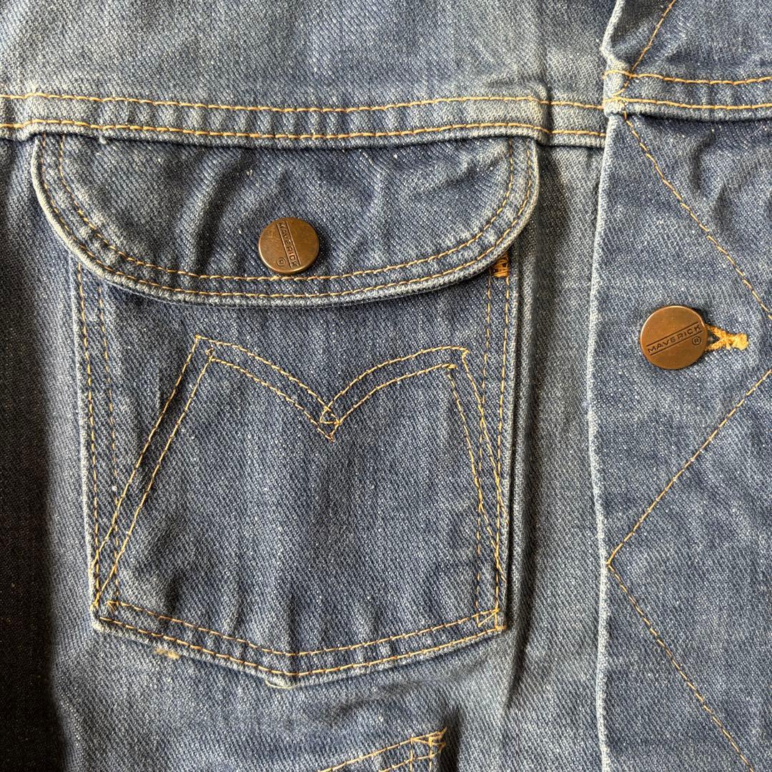 マーベリック 70s USA製 124MJ型 デニムジャケット 左綾 ジージャン