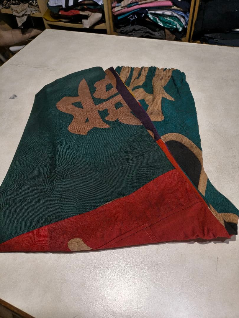 ★大漁旗のパンツ★柿渋鉄焙煎★手作り★