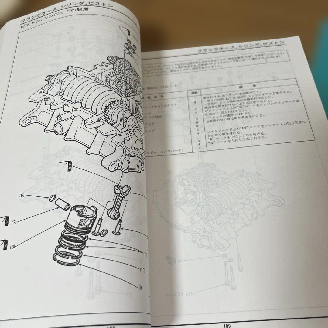 HONDA ジェイド サービスマニュアル　パーツリスト　CB250F MC23