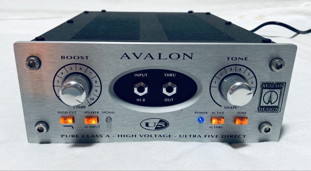 【美品】Avalon Design U5 真空管プリアンプ DI