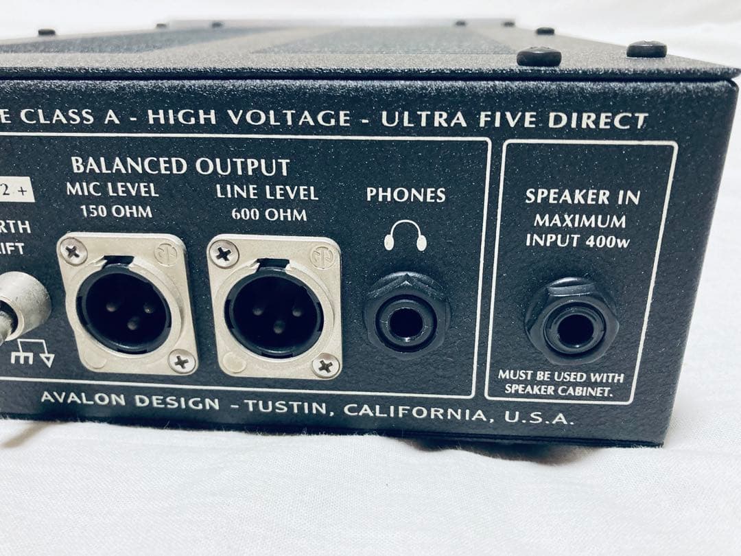 【美品】Avalon Design U5 真空管プリアンプ DI