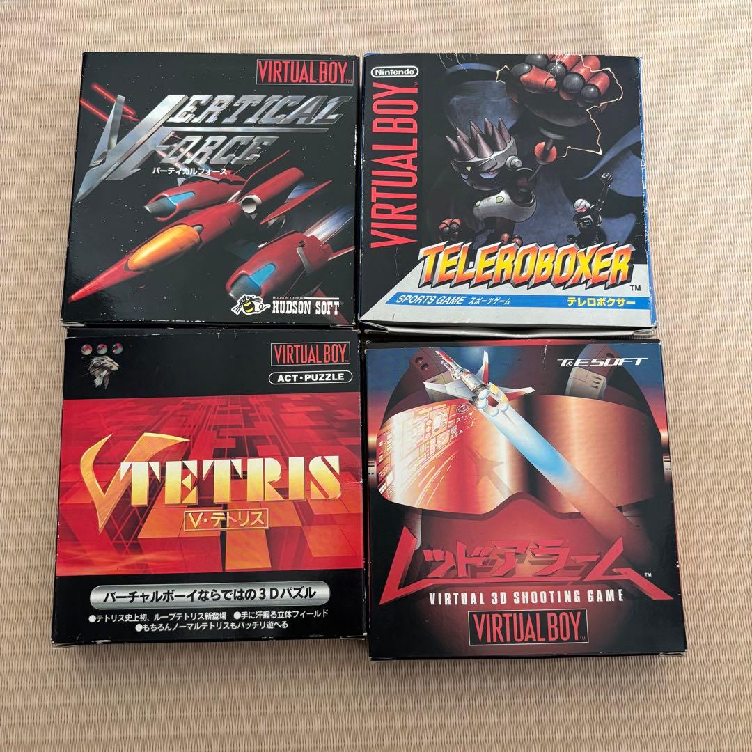 バーチャルボーイ 本体 ソフト 4本セット
