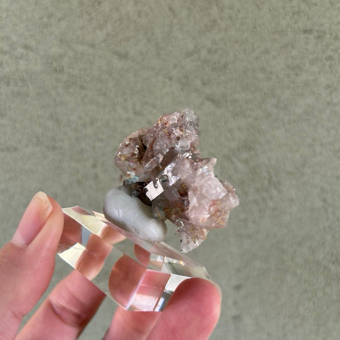 最終価格 希少 Ajoite in Quartz アホイトインクォーツ