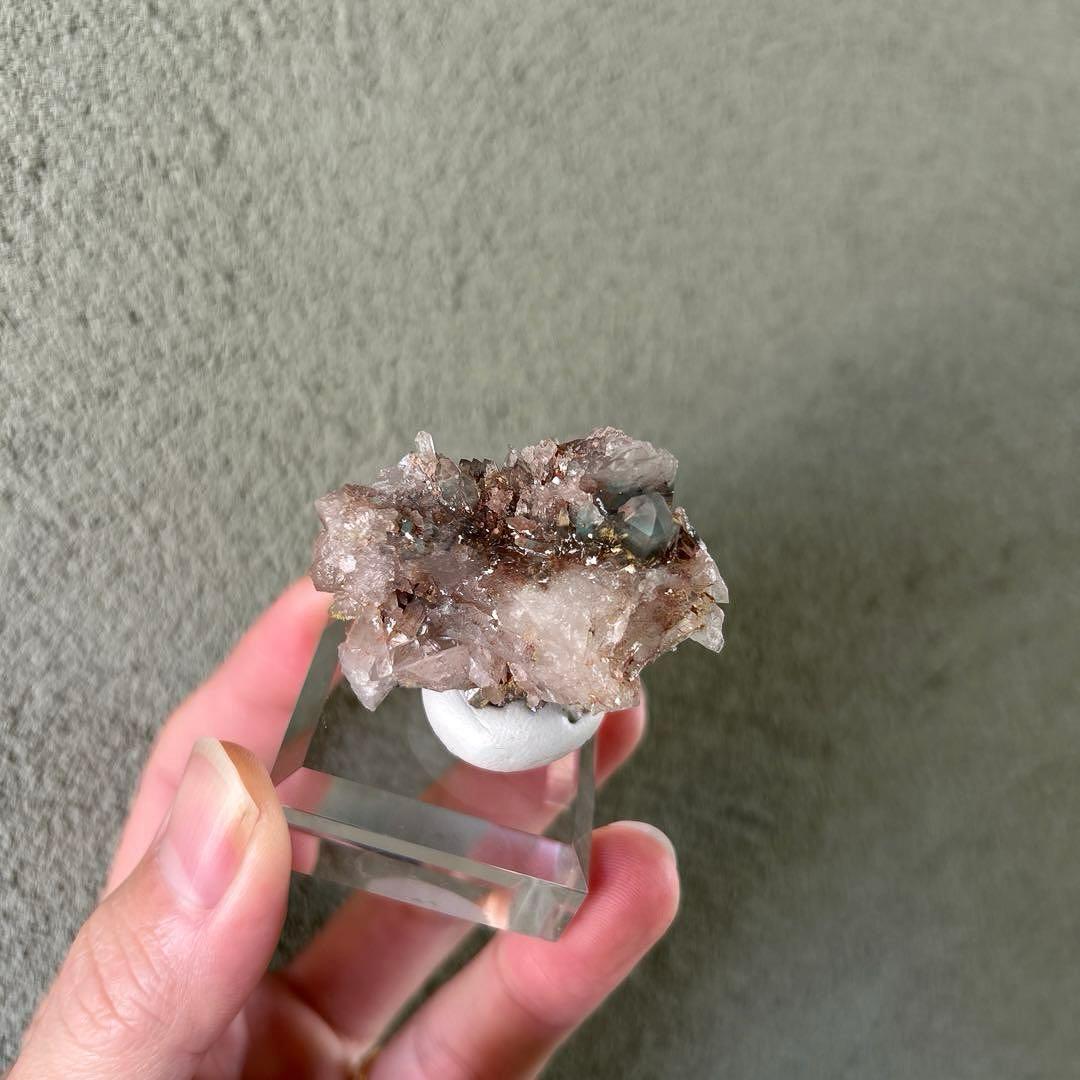 最終価格 希少 Ajoite in Quartz アホイトインクォーツ