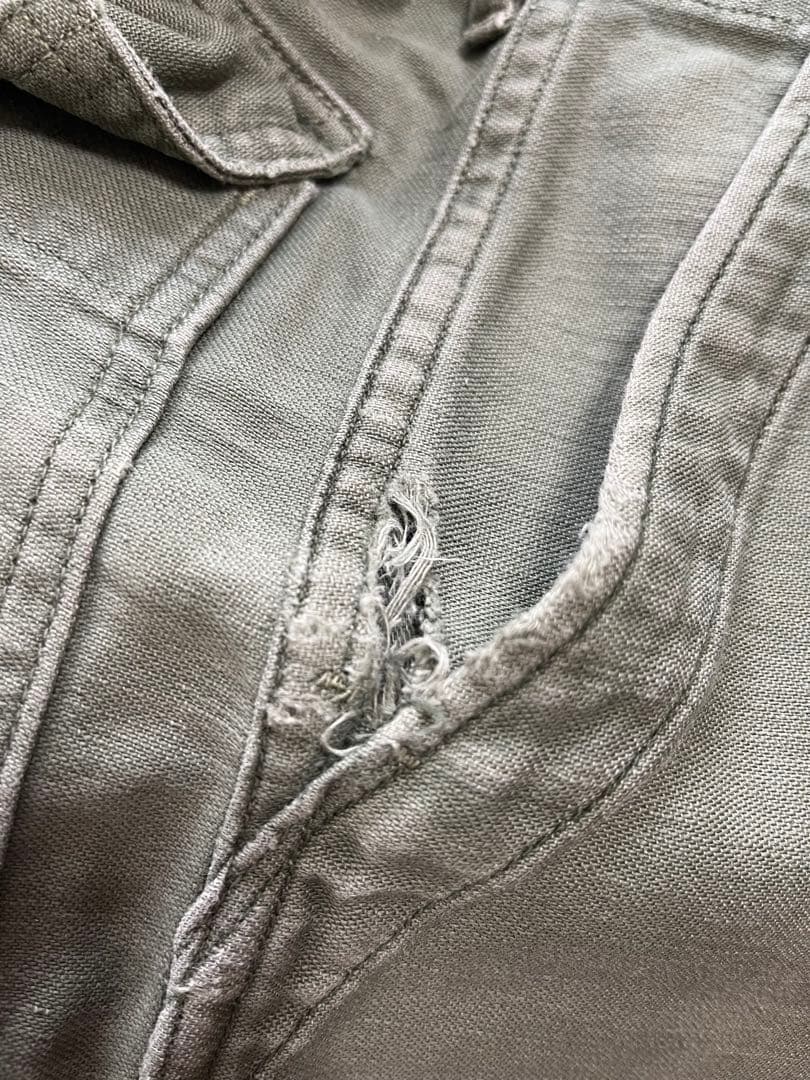 US Army ベイカーパンツ 60年代後半〜70年代前半 コットンサテン 米軍