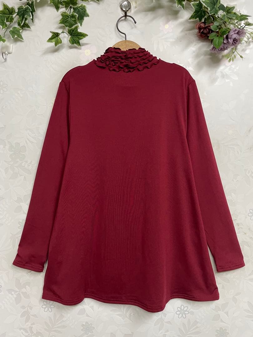 花245裏起毛AラインTU（ワイン・BK)/244かぐらやJK (CGY