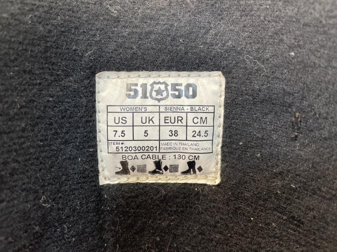 ◆動作〇◆ スノーボード ブーツ 5150 24.5 boa ワイヤー スノボ