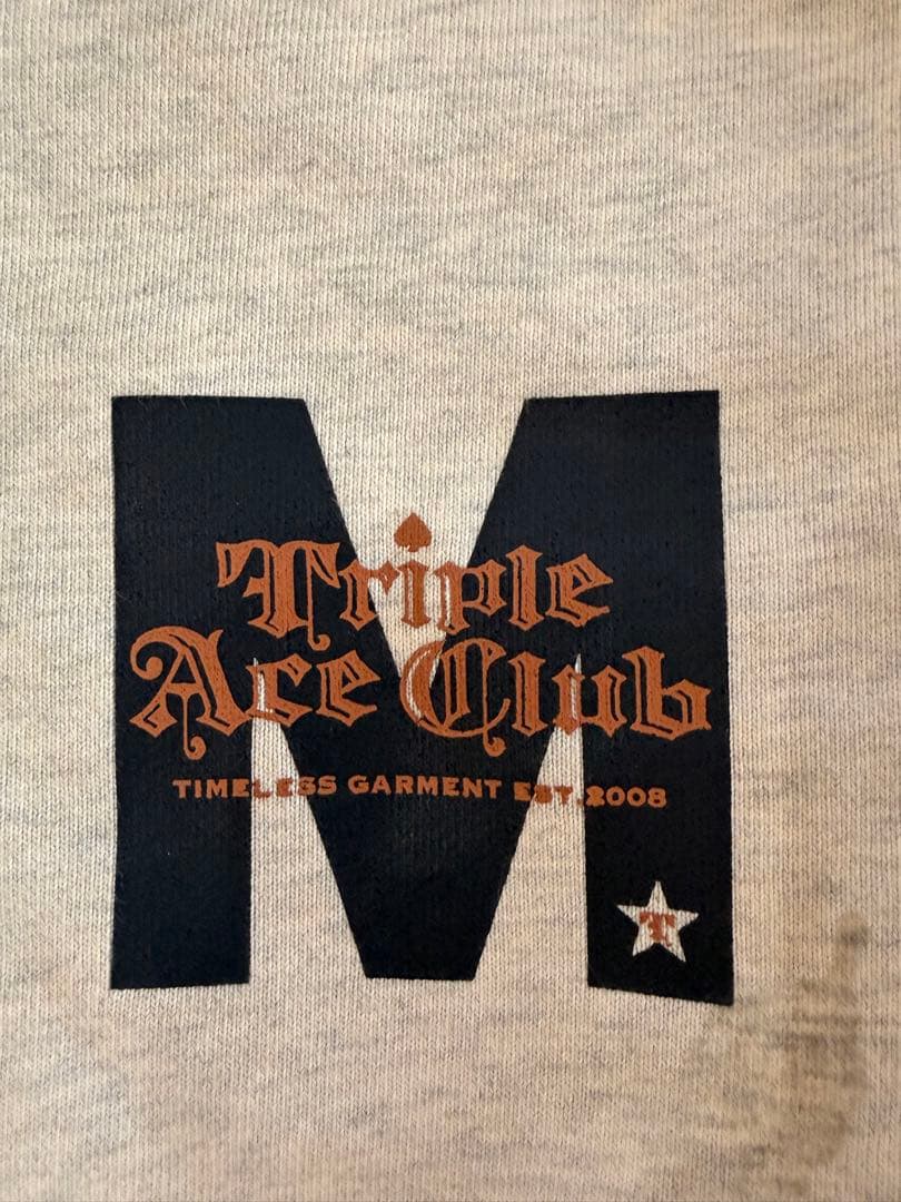 M Triple ace club コラボ　スウェット