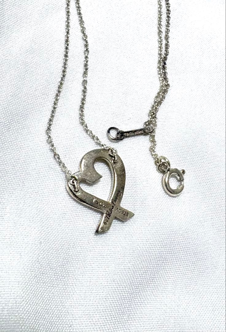 TIFFANY & Co. ラビングハート ネックレス シルバー 925