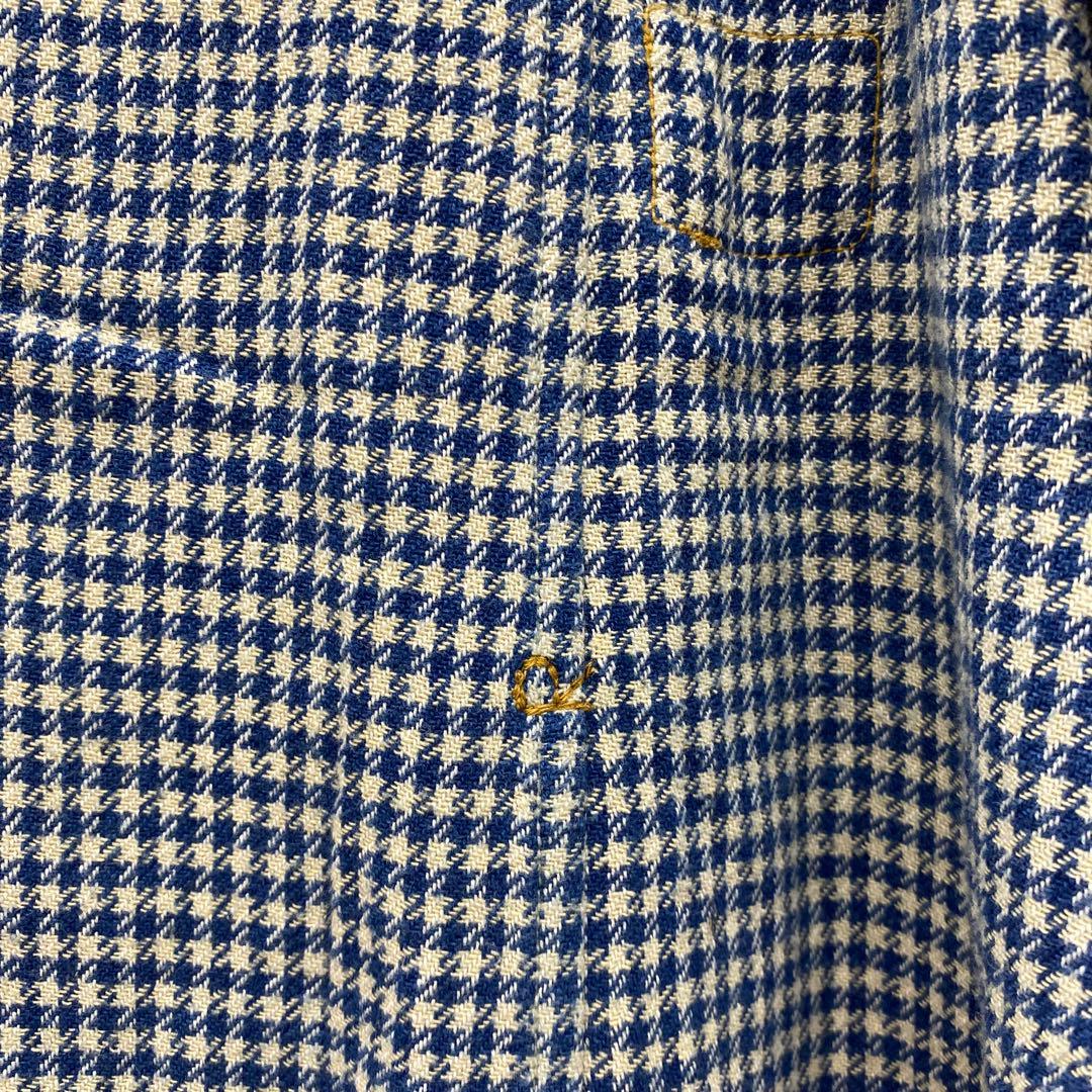 N875♪ 45R ギンガムチェックコットンワンピース