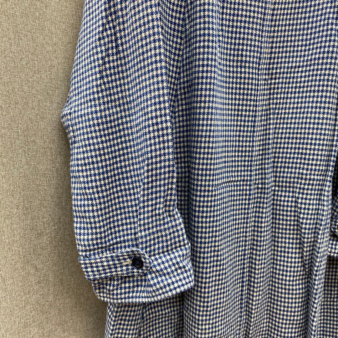 N875♪ 45R ギンガムチェックコットンワンピース