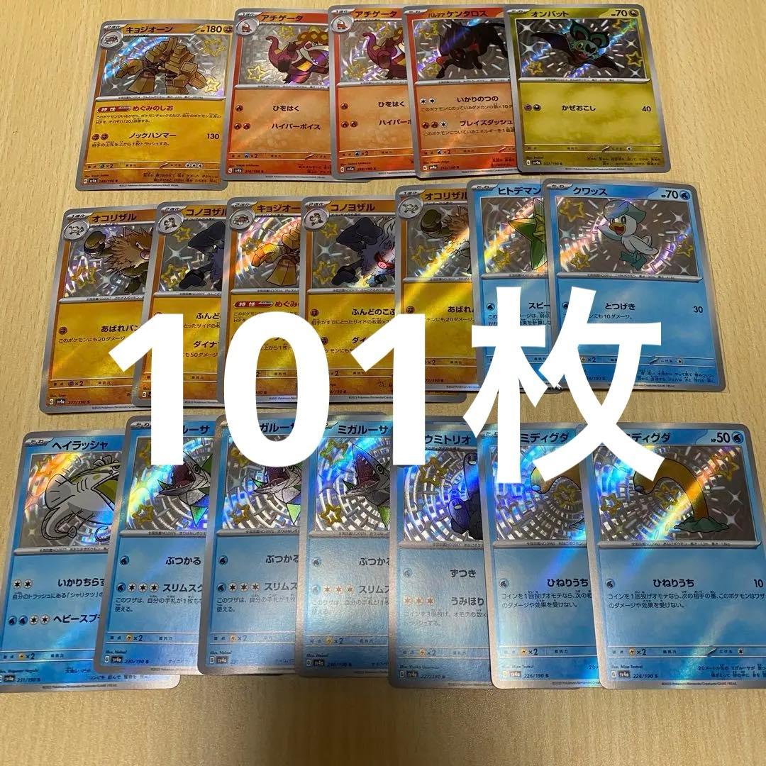 シャイニートレジャー 色違い101枚