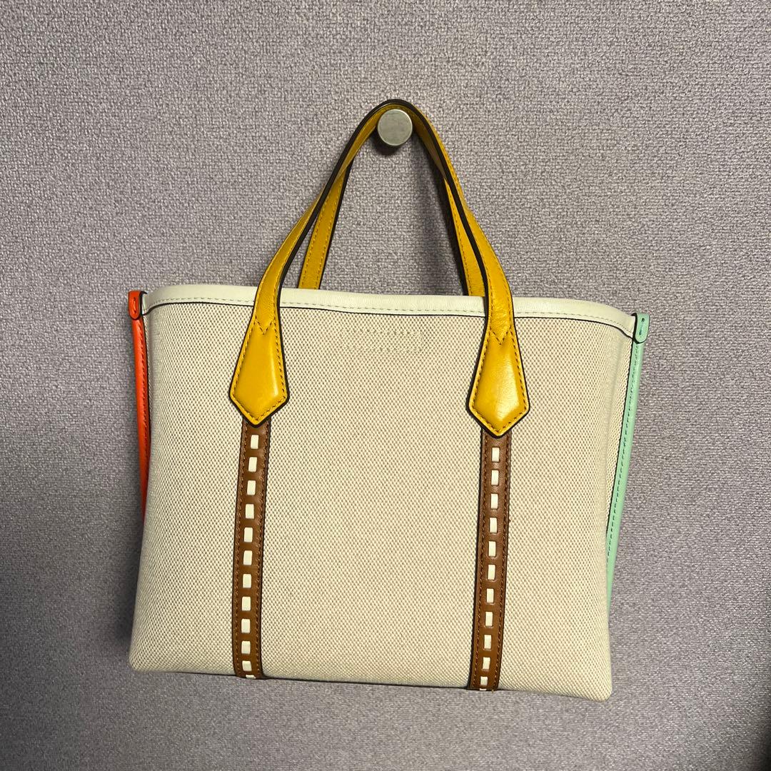 TORY BURCH 美品　カラフルキャンバストートバッグ