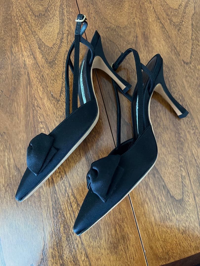 MANOLO BLAHNIK ブラックミュール　35