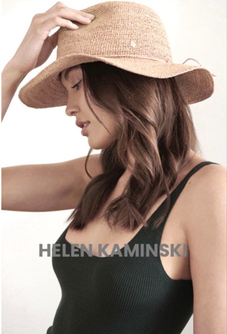 お値下げ⭐︎ヘレンカミンスキー　ラフィアハット　デスモンダ　ナチュラル