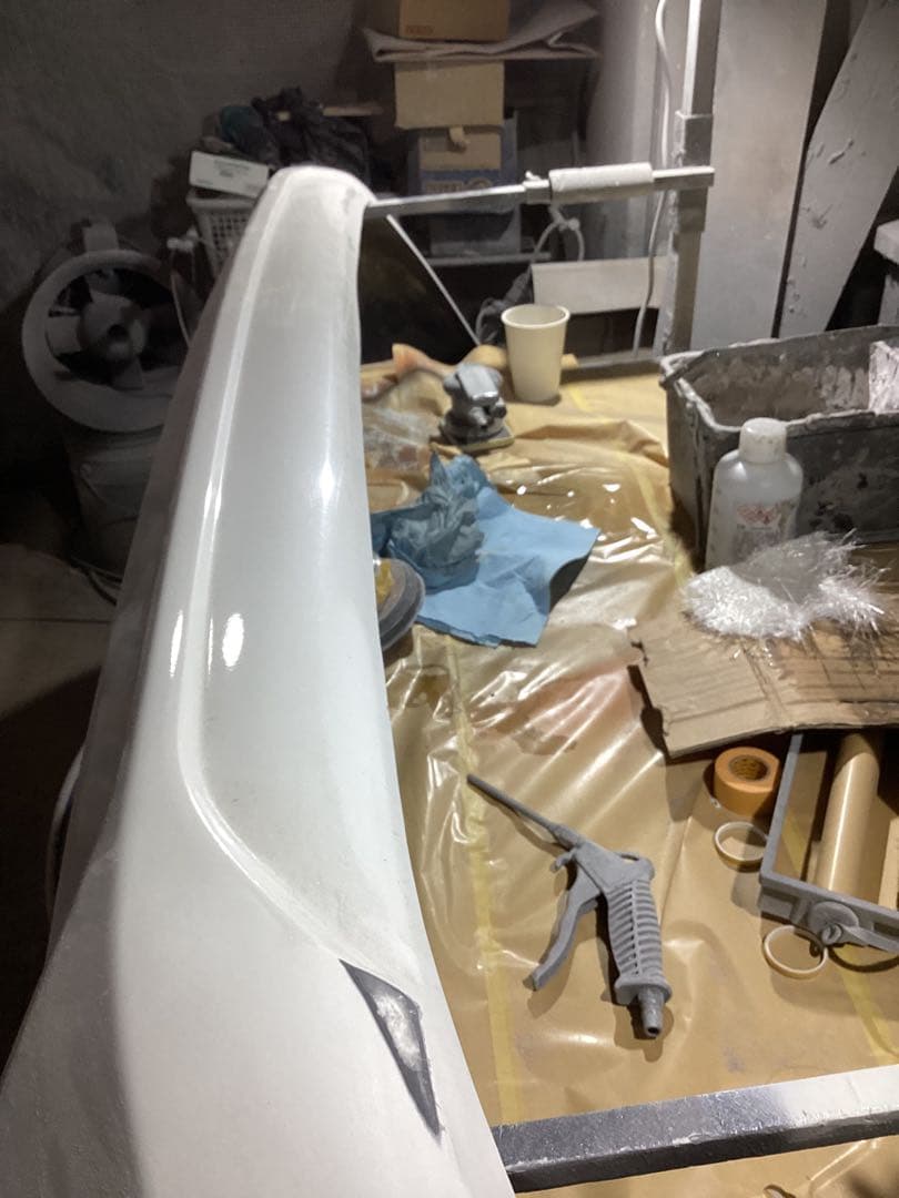 ハイエース200系ワイド用CRSエセックスバージョン4フロントスポイラー美品