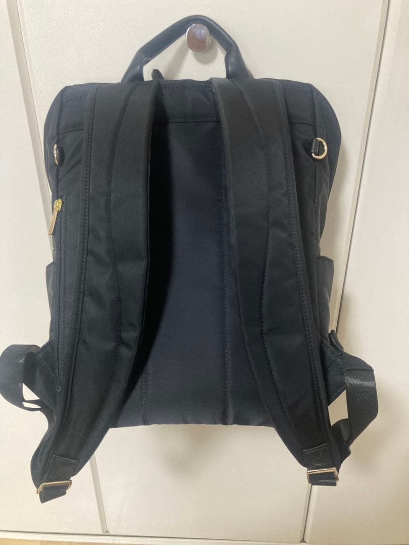 目々澤鞄 ビジネスリュック レディース ブラック