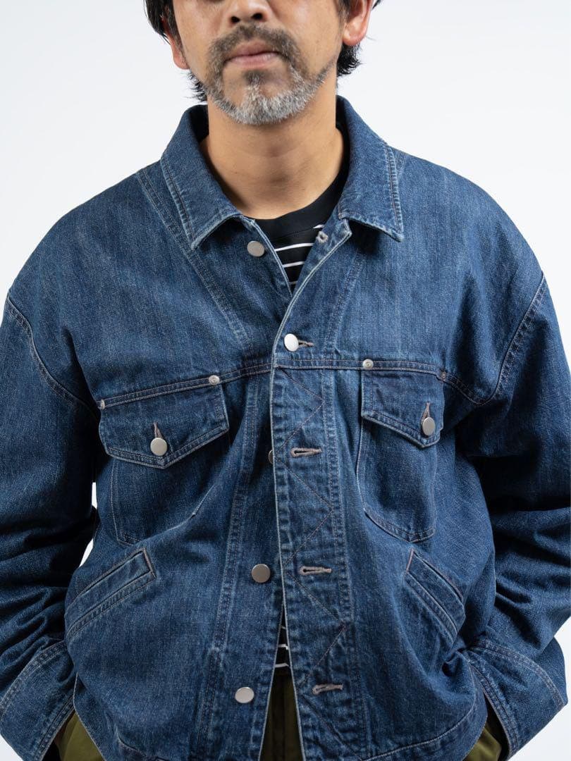 KAJA 12oz BLUE DENIM JACKET サイズ2 OVY