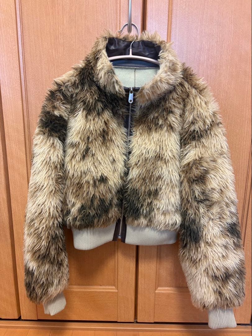 【SLY】CURLY BOA CROP BZ / ベージュ