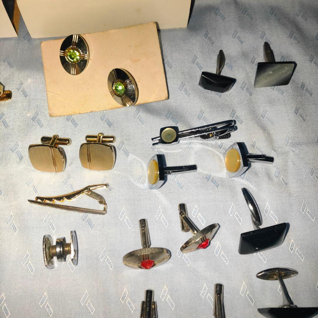 ⑰【遺品整理/生前整理】ネクタイピン,カフスボタンまとめ売り