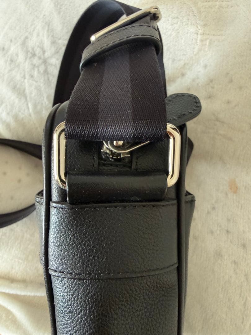 COACH 黒 レザー ショルダーバッグ