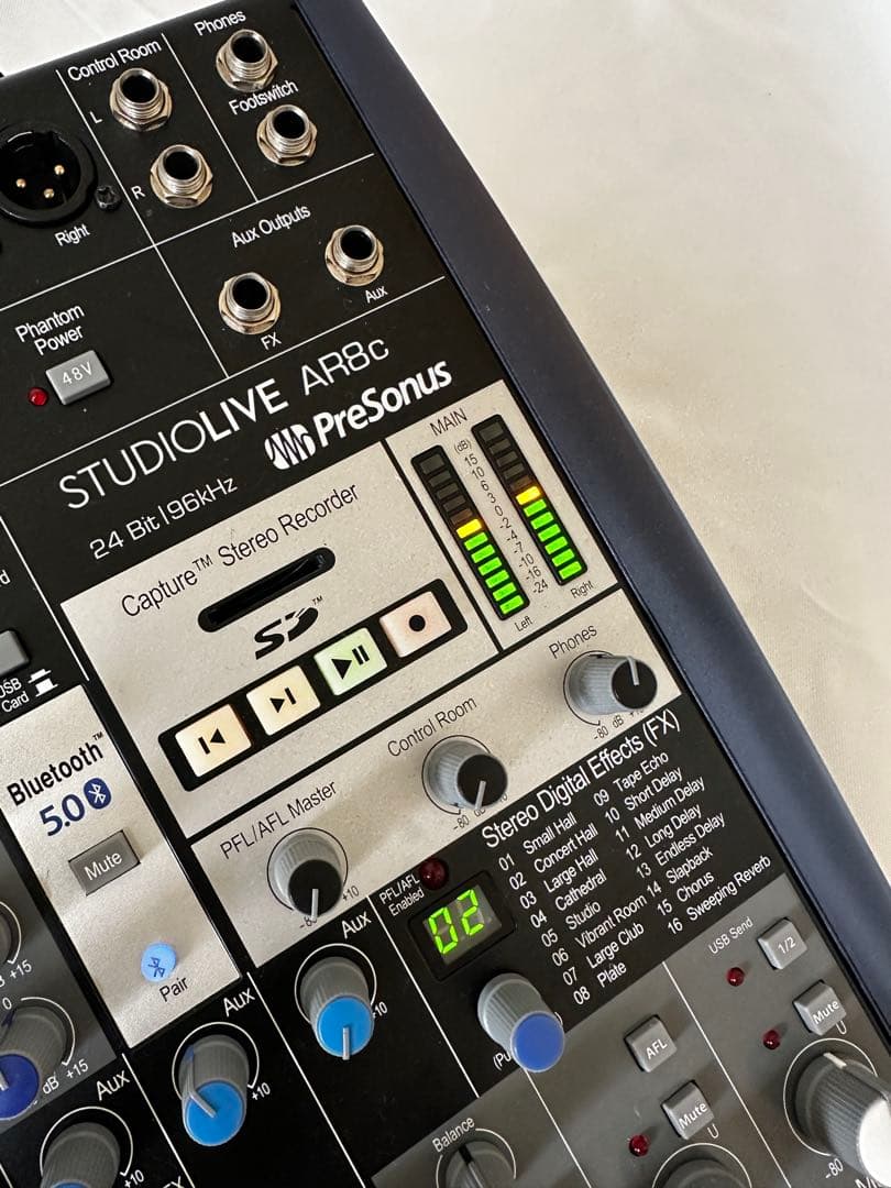 PreSonus STUDIO LIVE AR8c ハイブリッドアナログミキサー